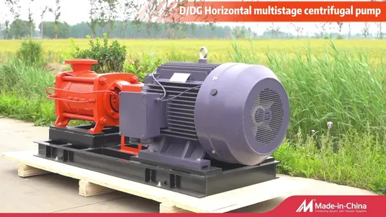 High Quality Horizontal Centrifugal Multistage Pump for Industry and Irrigation